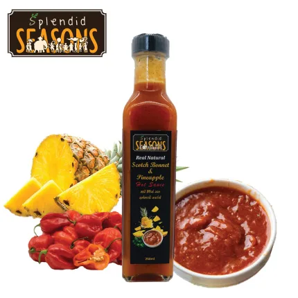 Natural Scotch Bonnet and Pineapple Hot Sauce