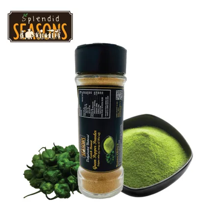 Dehydrated Natural Scotch Bonnet Green Pepper Powder