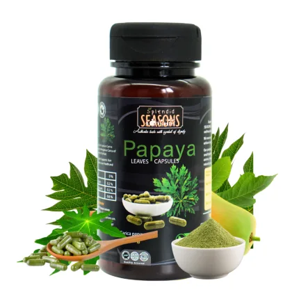 Papaya Leaves Capsules - Natural Food Supplement